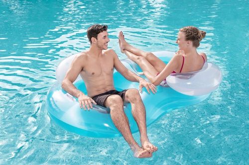 Fotel dmuchany podwójny Double Ring Bestway 43009 na Arena.pl