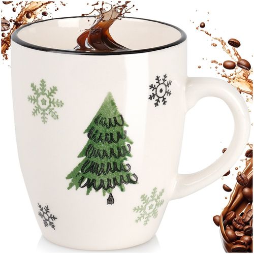 Kubek ceramiczny choinka 350 ml na Arena.pl