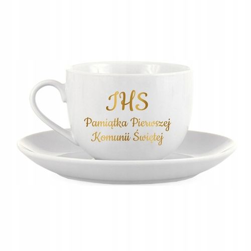 Prezent Na Komunię Świętą Podziękowanie Upominek Filiżanka Dla Ojca Matki na Arena.pl