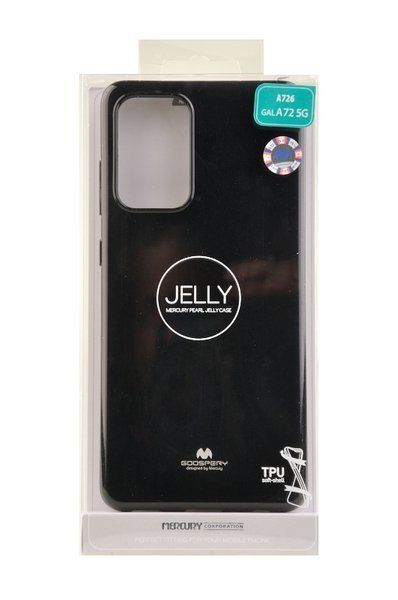 Etui Mercury Goospery Jelly Case do Samsung Galaxy A72 / A72 5G czarny zdjęcie 4