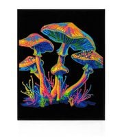 diamond dotz adults flocked neon mushrooms 3524