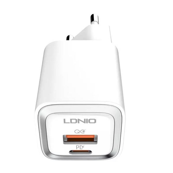 Ładowarka sieciowa LDNIO A2318M USB, USB-C + Kabel USB-C - Lightning zdjęcie 1