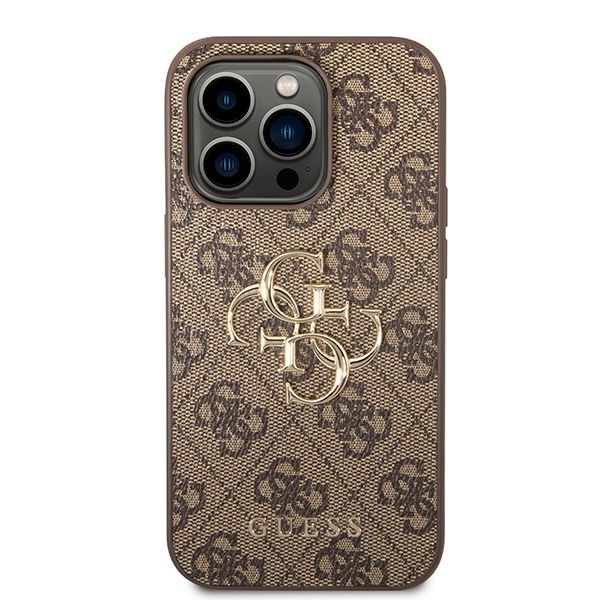 Etui Guess do iPhone 15 Pro, Brązowy zdjęcie 3