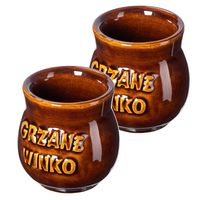 Kadax 2x Kubek do Grzańca Grzane Wino Kubki 250ml