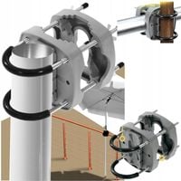 UCHWYT NA PARASOL PRZECIWSŁONECZNY BALKONOWY NA BALUSTRADĘ BALKON STOJAK