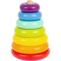 PIRAMIDKA drewno WAŃKA WSTAŃKA balansująca TĘCZA