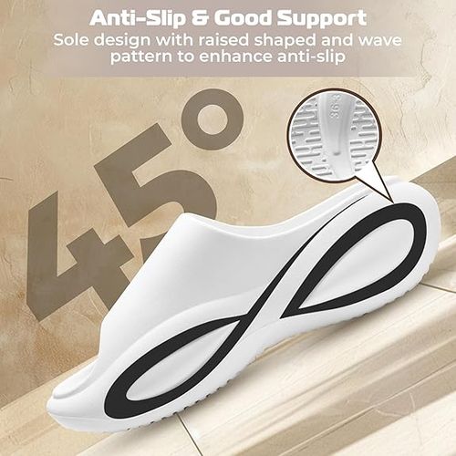 Sandały Klapki Unisex Piankowe Eva Wodoodporne Białe Rozmiar 40 41 na Arena.pl