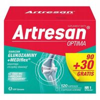 ARTRESAN OPTIMA na stawy glukozamina 120 kapsułek