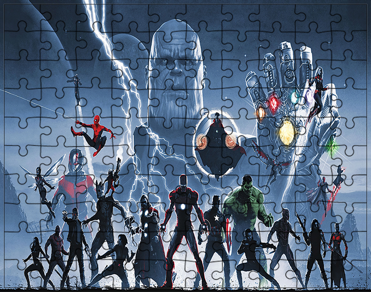Puzzle Avengers zdjęcie 1
