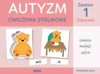 Autyzm. Ćwiczenia stolikowe. Zestaw 1. Zabawki