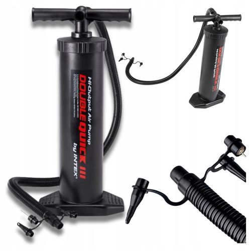 Pompka Ręczna Tłokowa Dwukierunkowa Do Materacy Double Quick III INTEX na Arena.pl