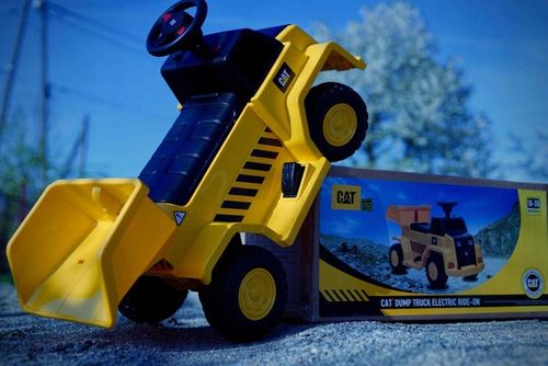 WYWROTKA CATERPILLAR dla dziecka JEŹDZIK na akumulator 6V 4AH na Arena.pl