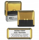 Pieczątka firmowa złota COLOP Printer Compact PRO C30 47x18mm