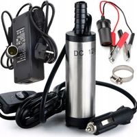 Pompa pompka paliwa do wody ropy oleju 38mm 12v 230v zasilacz klemy