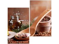 60X60CM ZEGAR AROMATYCZNA OLIWA OLIWEK OBRAZ DREWNO ŚCIAN KWADRAT