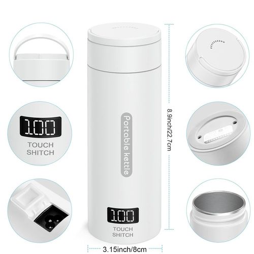 PODRÓŻNY MAŁY CZAJNIK ELEKTRYCZNY Z REGULACJĄ TEMPERATURY, KUBEK PODRÓŻNY na Arena.pl