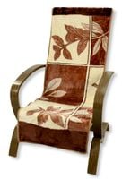 Koc Na Fotel 50X150 Elway Brązowy Liść 715-2