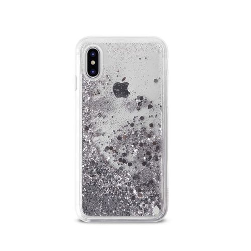 PURO Aqua Winter Cover - Etui iPhone X (Silver) na Arena.pl