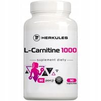 HERKULES L-Carnitine 1000 90caps KARNITYNA LIPOZA METABOLIZM WYDOLNOŚĆ