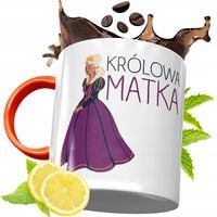 Kubek Pomarańczowy Dla Mamy Mamusi Dzień Mamy Z Nadrukiem Ze Zdjęciem