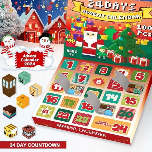 Kalendarz Adwentowy Minecraft - Minecraft Advent Calendar klocki figurki na Arena.pl
