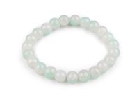 Bransoletka elastyczna z szklanymi koralikami