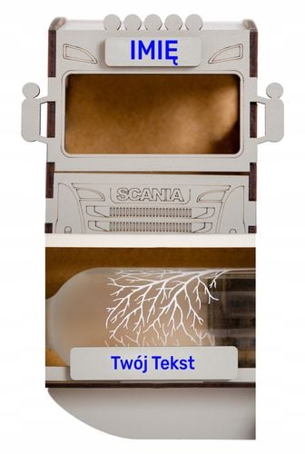 TIR WÓDOWÓZ LAMPKA LED CIĘŻARÓWKA NA WÓDKĘ DZIEŃ CHŁOPAKA URODZINY 18 30 40 na Arena.pl