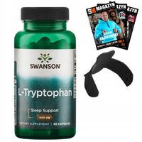 SWANSON L-TRYPTOPHAN 500MG 60K TRYPTOFAN STRES SEN NASTRÓJ SAMOPOCZUCIE