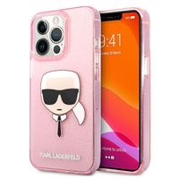 Karl Lagerfeld KLHCP13XKHTUGLP iPhone 13 Pro Max 6,7" różowy/pink hardcase