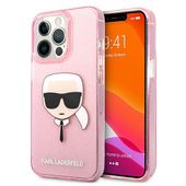 Karl Lagerfeld KLHCP13XKHTUGLP iPhone 13 Pro Max 6,7" różowy/pink hardcase