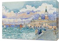 Obraz 70x50cm Venice,  Henri-Edmond Cross Vintage do Salonu