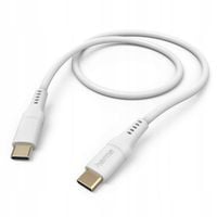 Kabel HAMA Ładujący/data Flexible USB-C - 1.5m Biały