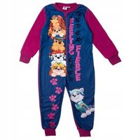 Kombinezon dla dziewczynki piżama polar onesie na zamek Psi Patrol 110/116