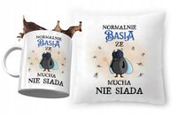 Zestaw Dla Basi Barbary Poduszka Kubek Na Prezent Z Nadrukiem Ze Zdjęciem