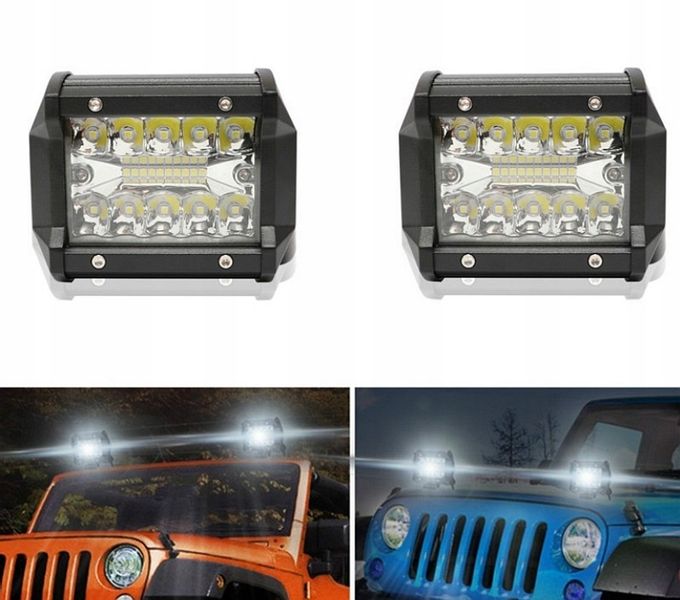 2*Halogen Lightbar Doświetlacz 18Led 60W 6000Lm zdjęcie 3