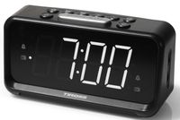 RADIOBUDZIK Budzik Z Radiem ALARMEM LED Radio FM 492