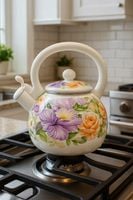 Czajnik tradycyjny stalowy emaliowany Edenberg 2,2 l wielokolorowy