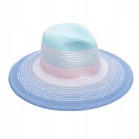 Eugenia Kim Kapelusz przeciwsłoneczny EMMANUELLE PINK BLUE OMBRE