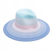 Eugenia Kim Kapelusz przeciwsłoneczny EMMANUELLE PINK BLUE OMBRE