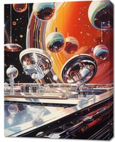 Obraz 70x90cm Orkiestra Sfer