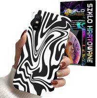 ETUI DO XIAOMI REDMI 9A - ABSTRAKCJA ZEBRA MODNE WZORY DLA KOBIET +SZKŁO
