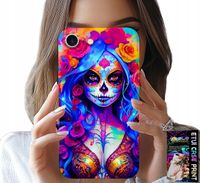 ETUI DO IPHONE SE / SE2 - MEKSYKAŃSKA, KOLOROWA KRÓLOWA ŚMIERCI