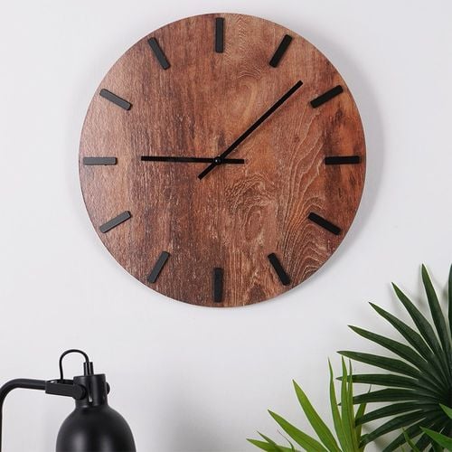 Zegar ścienny brązowy 40 cm na Arena.pl