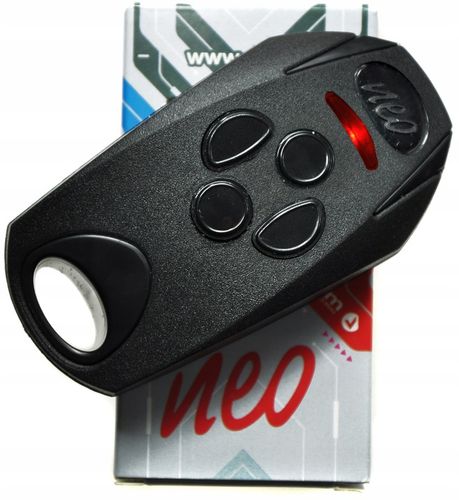DTM NEO 4 NEO4CZS CZARNO SREBRNY PILOT DO BRAMY CZERWONA DIODA ORYGINAŁ 433 na Arena.pl