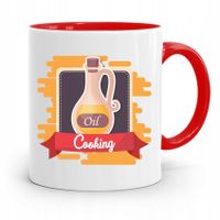 Kubek Czerwony Dla Kucharza Kucharki Cooking Z Nadrukiem Ze Zdjęciem