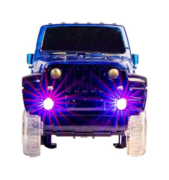 Tor samochodowy świecący w ciemności zdjęcie 4