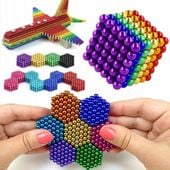 NEOCUBE KULKI MAGNETYCZNE 216 SZTUK 5MM TĘCZOWE KULKI