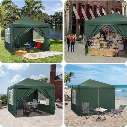 PAWILON OGRODOWY EKSPRESOWY NAMIOT HANDLOWY 3x3m AUTOMATYCZNY + 4 na Arena.pl