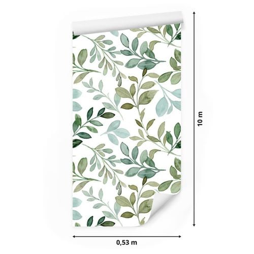 Tapeta Do Salonu Sypialni Liście Natura Styl Boho na Arena.pl