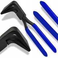 KLESZCZE DO GIĘCIA BLACH META-PRO CĘGI SZCZYPCE DEKARSKIE ODGIĘTE 90° 280mm